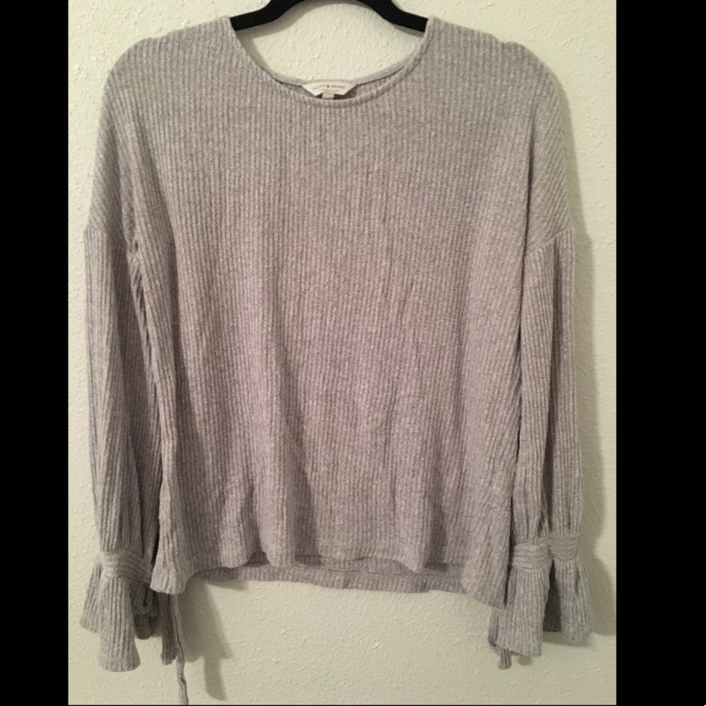 Lucky Brand Tie-Sleeve Thermal Top